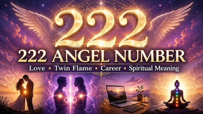 222 Angel Number Meaning: Love, Twin Flame, Career & Spiritual Meaning