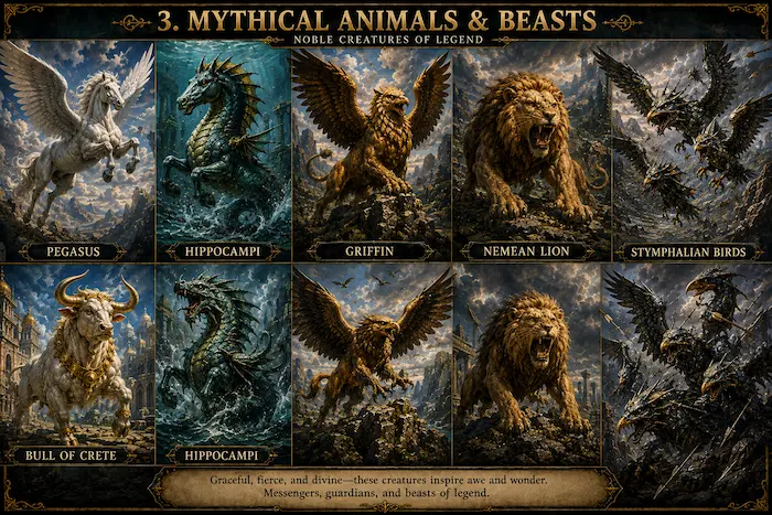 29 Greek Mythology Creatures: Monsters, Beasts & Legendary Beings 3 Greek mythology creatures 3