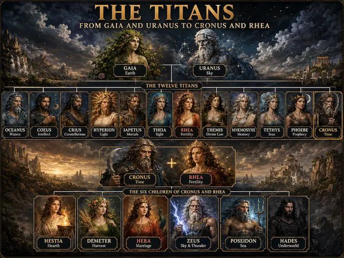 The Greek mythology family tree 3