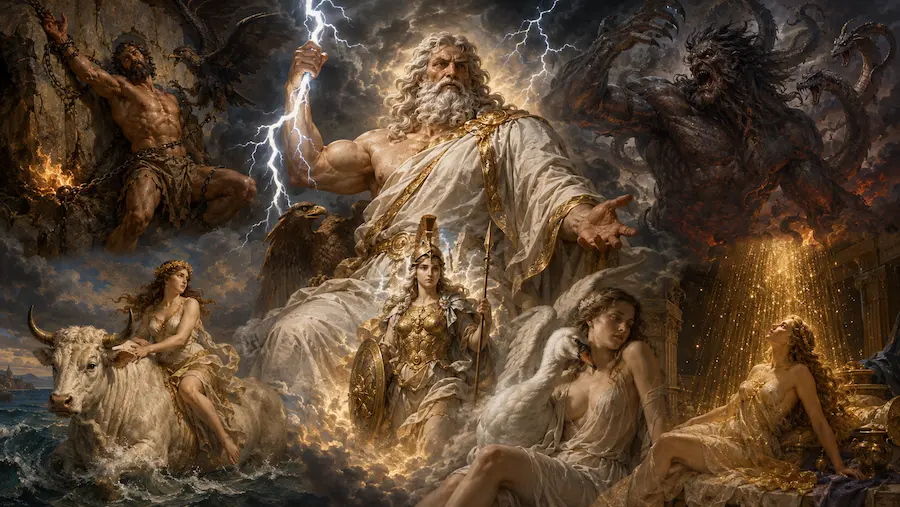 Zeus Greek Mythology: God of the Sky, Powers, Myths and Family 4 Zeus Greek Mythology 4