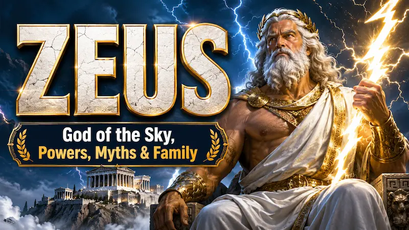 Zeus Greek Mythology: God of the Sky, Powers, Myths and Family
