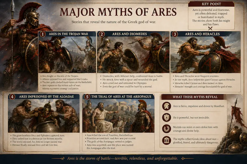 Greek Mythology Ares God: God of War, Myths, Symbols & Family 5 greek mythology ares god 5